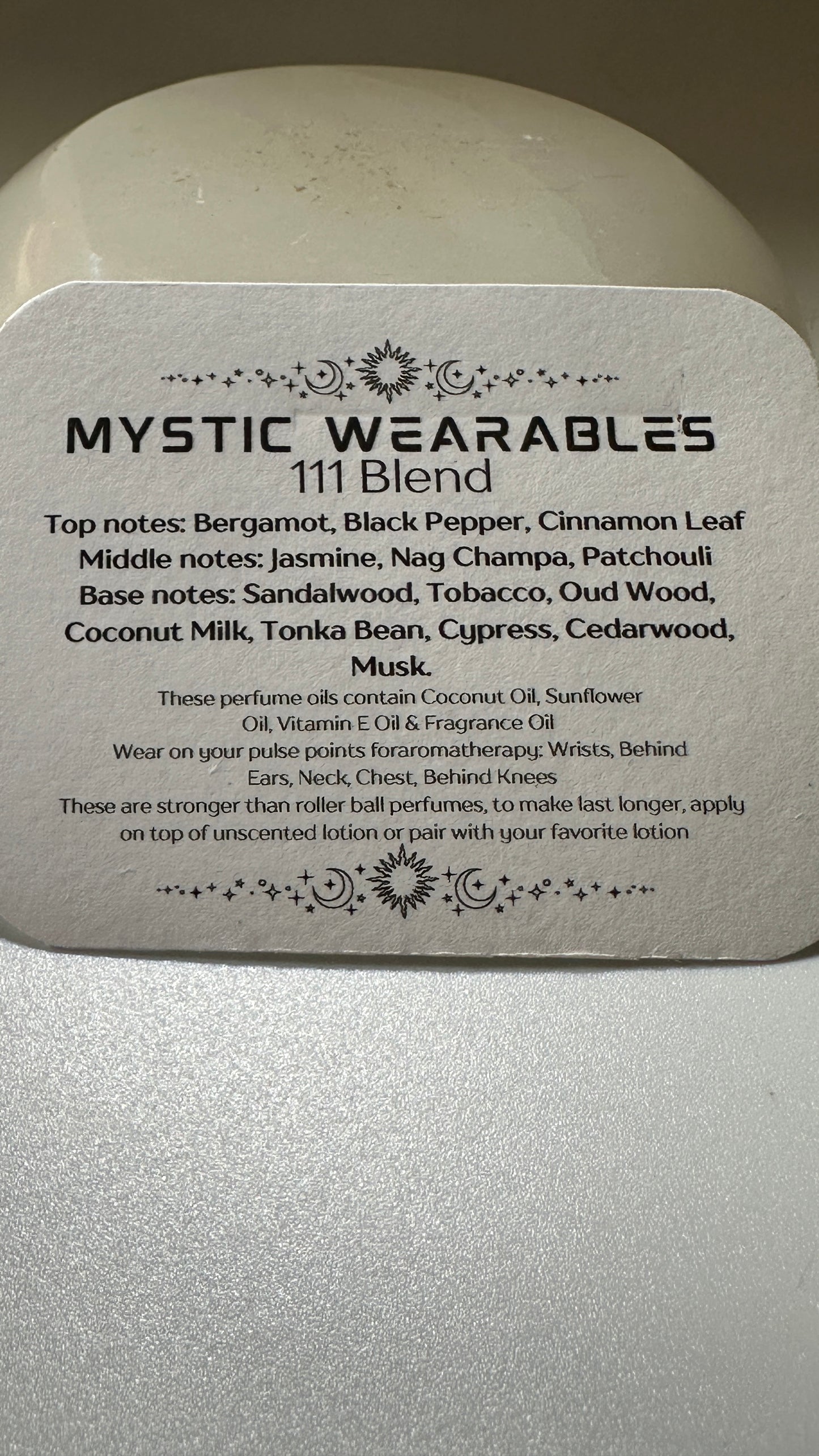 111 Blend-Numerology Perfume Spicy/Woody/Floral