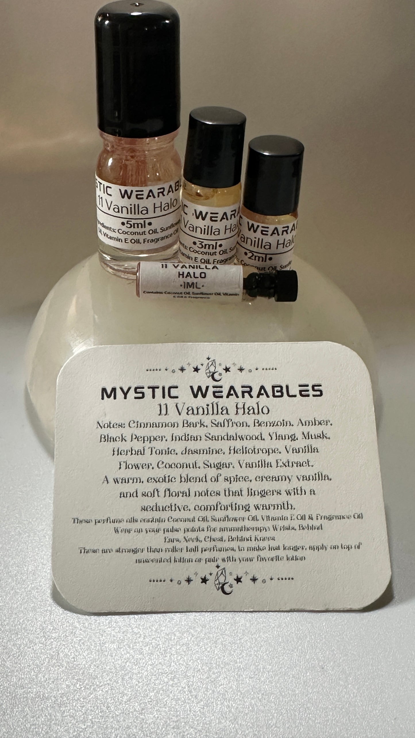 11 Vanilla Halo-Numerology Perfume Woody/Oriental/Gourmand