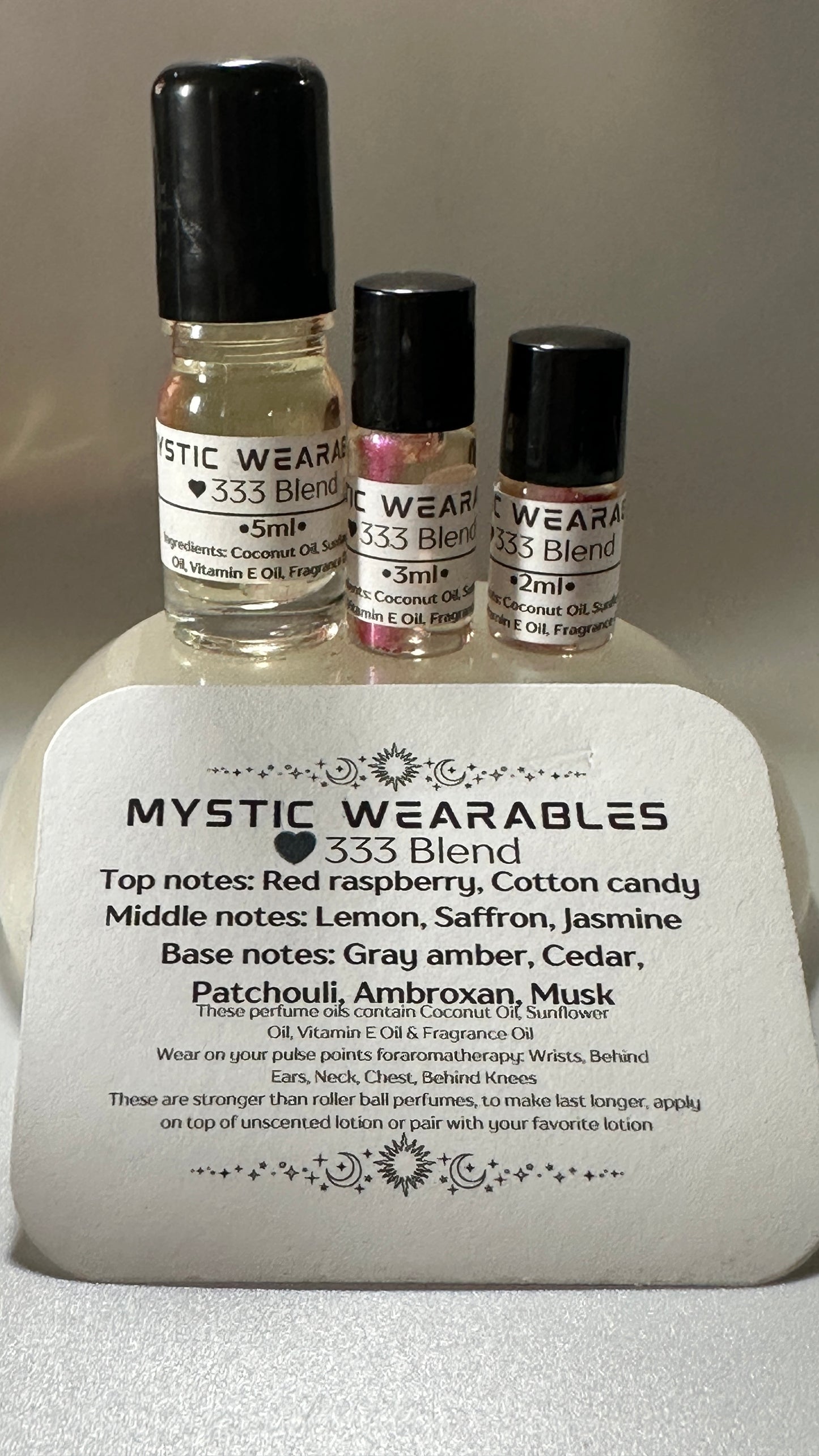 <3 333 Blend-Numerology Perfume Gourmand/Woody