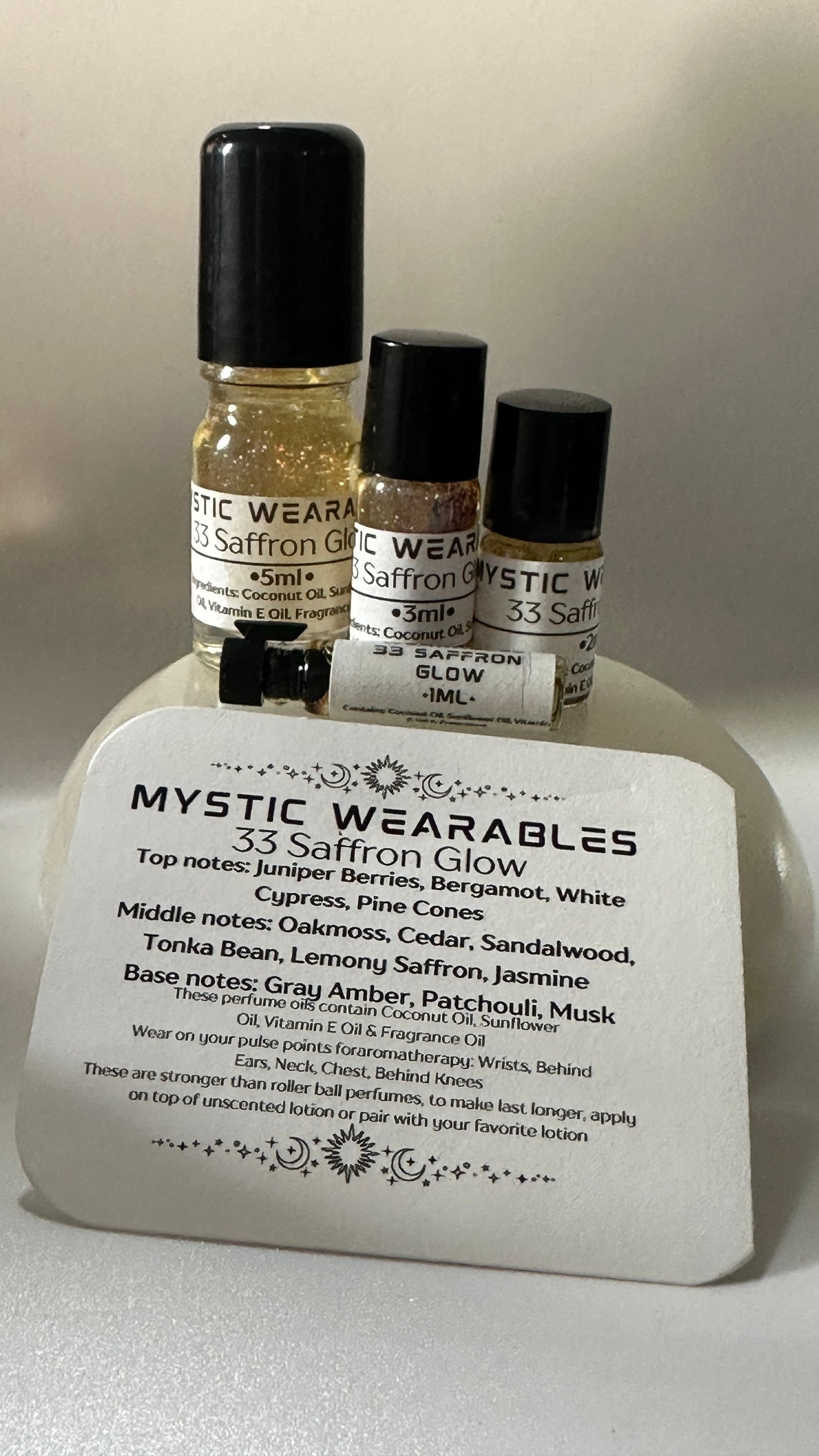 33 Saffron Glow-Numerology Perfume Fresh/Woody/Citrus