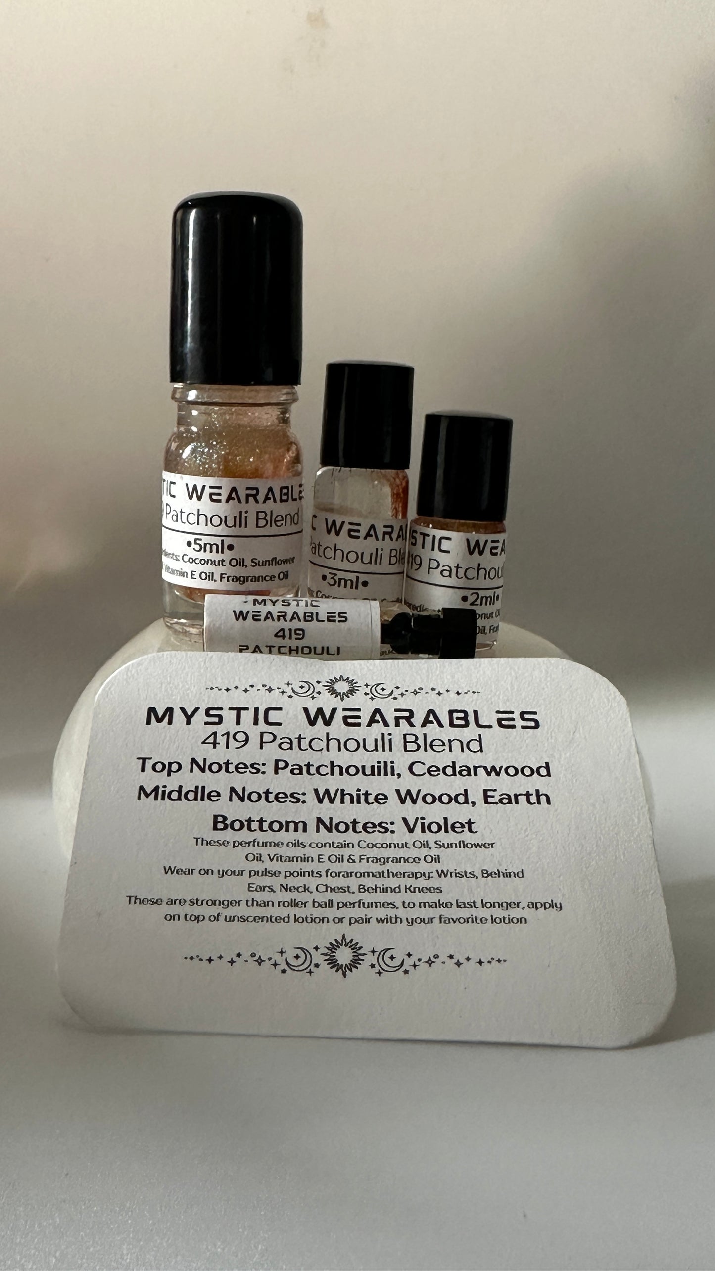 419 Patchouli Blend-Numerology Perfume Woody/Oriental/Floral