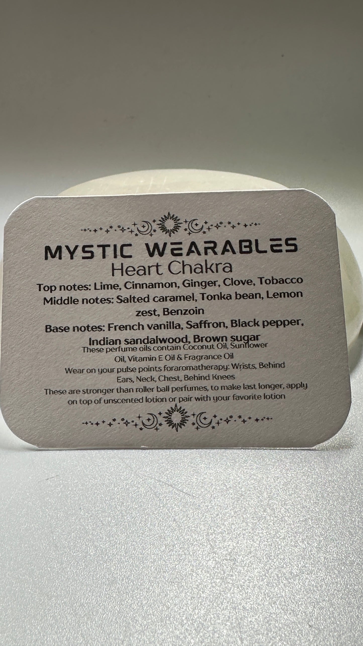 Heart Chakra Perfume Gourmand/Spicy/Woody