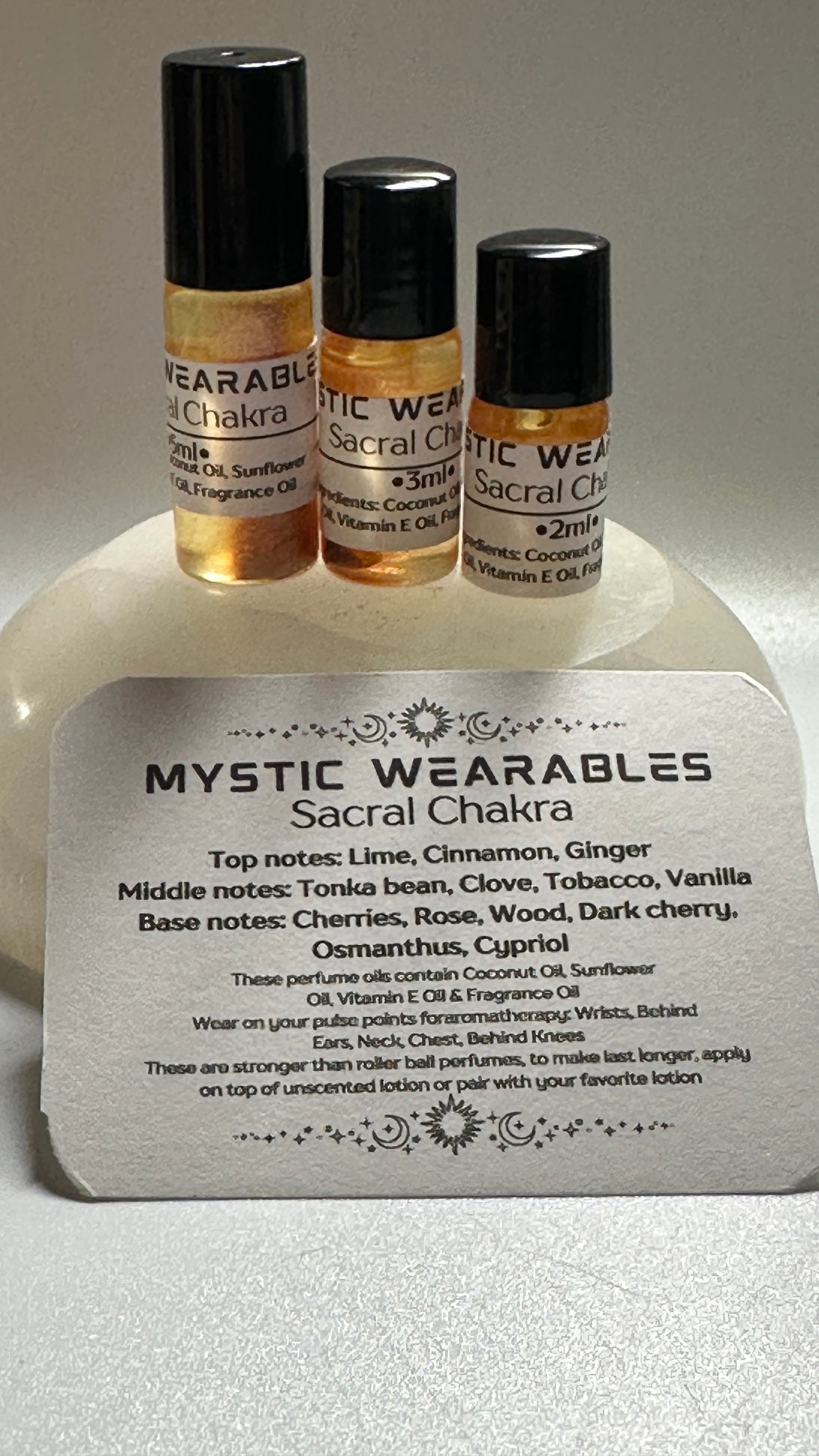 Sacral Chakra Perfume Citrus/Woody/Fresh