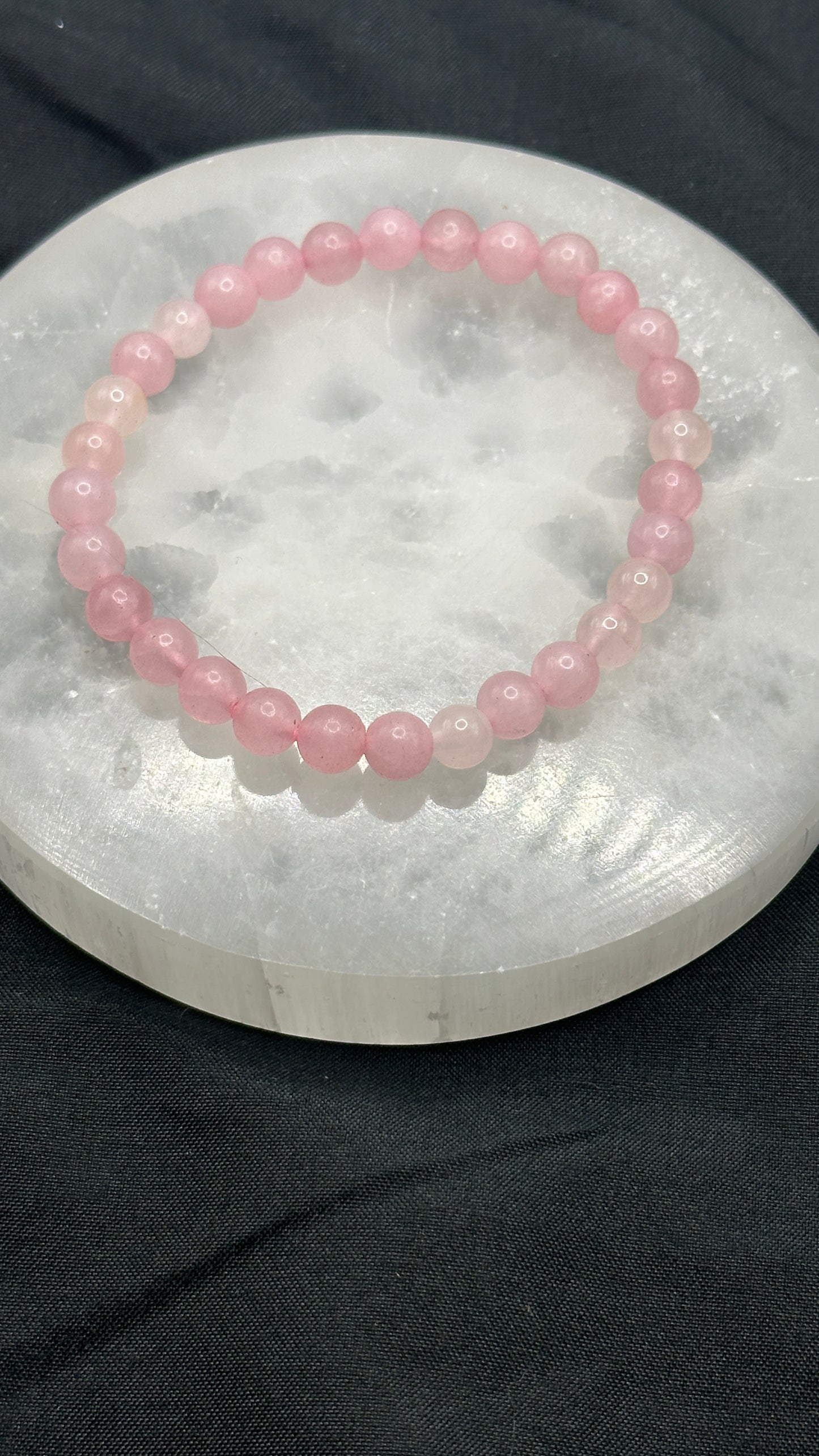 Rose Quartz-Love, Communication & Relationships Beaded Bracelet