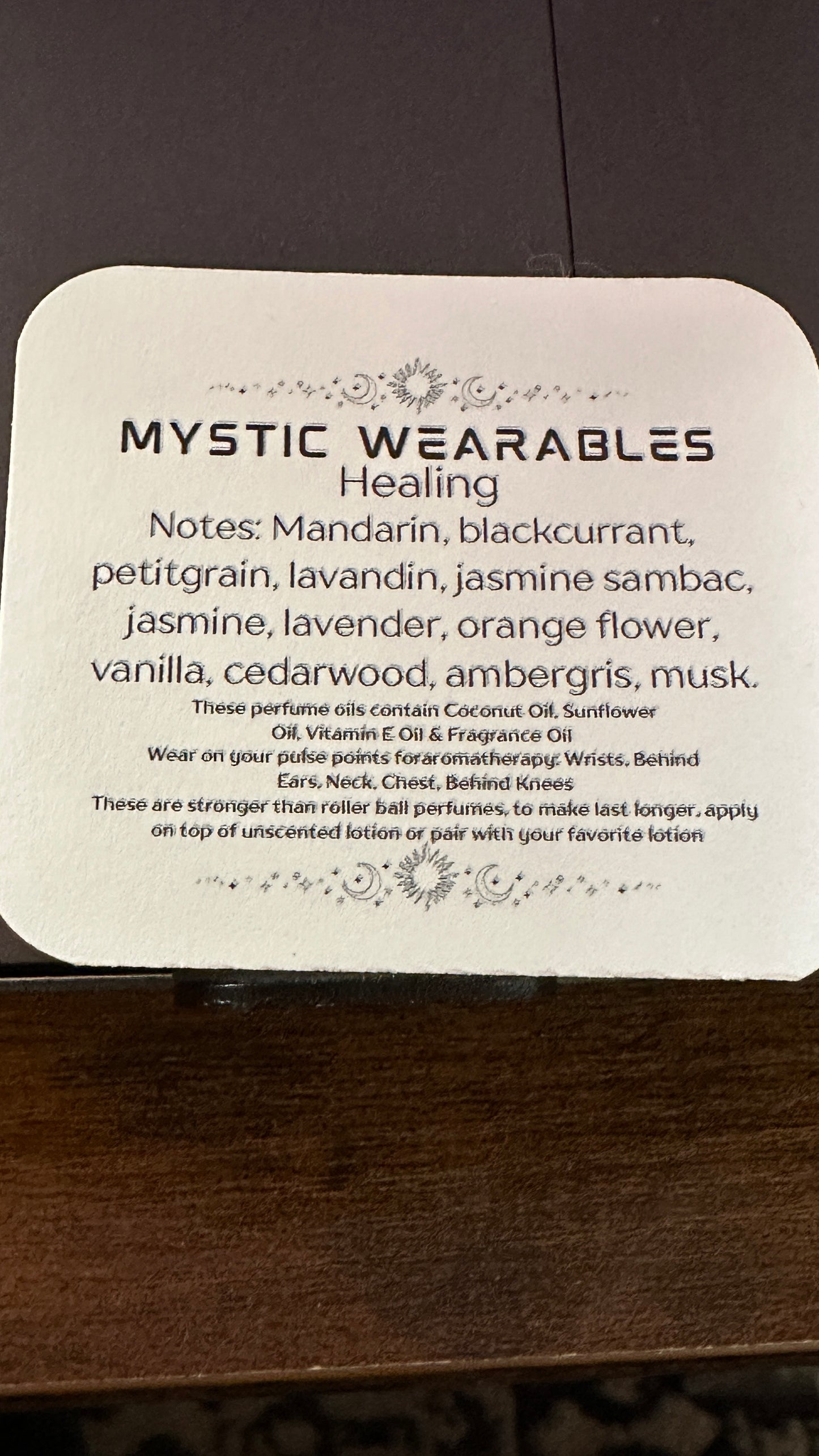Healing-Properties Perfume Oil Fresh/Herb/Citrus