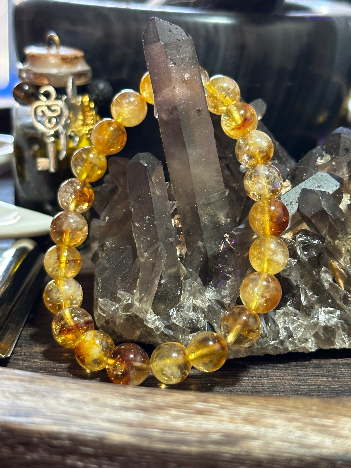 Citrine-Abundance & Creativity Beaded Bracelet