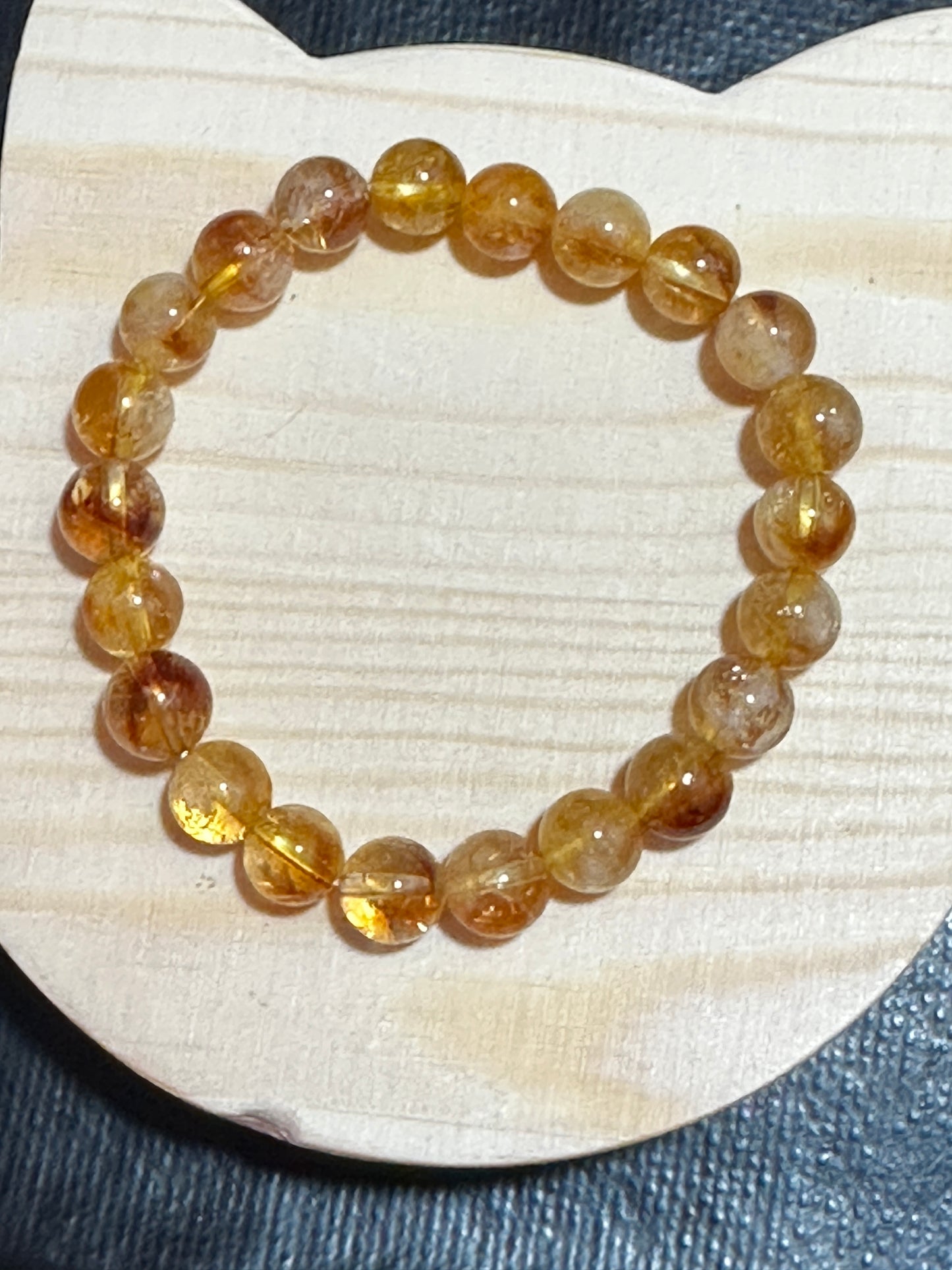 Citrine-Abundance & Creativity Beaded Bracelet