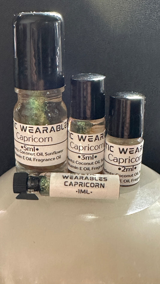 Capricorn-Zodiac Perfume Oil Sophisticated/Fresh/Green