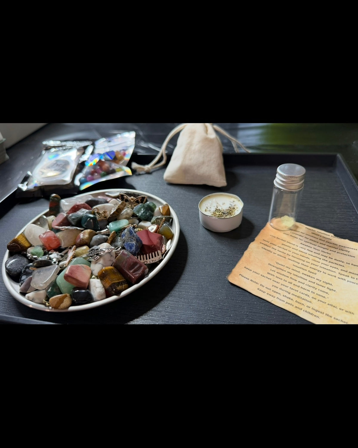 Crow Treasure Scoops & Tarot Readings Pick Your Size