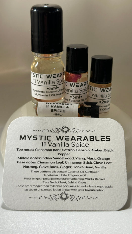 11 Vanilla Spice-Numerology Perfume Woody/Spicy/Gourmand