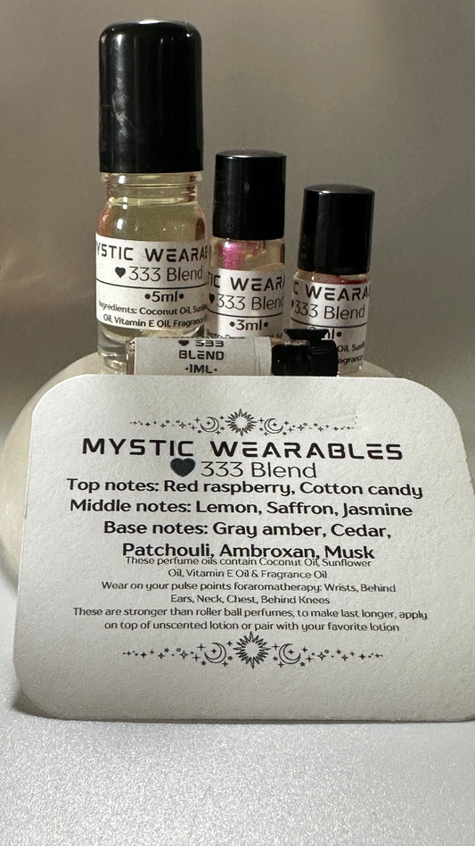 <3 333 Blend-Numerology Perfume Gourmand/Woody