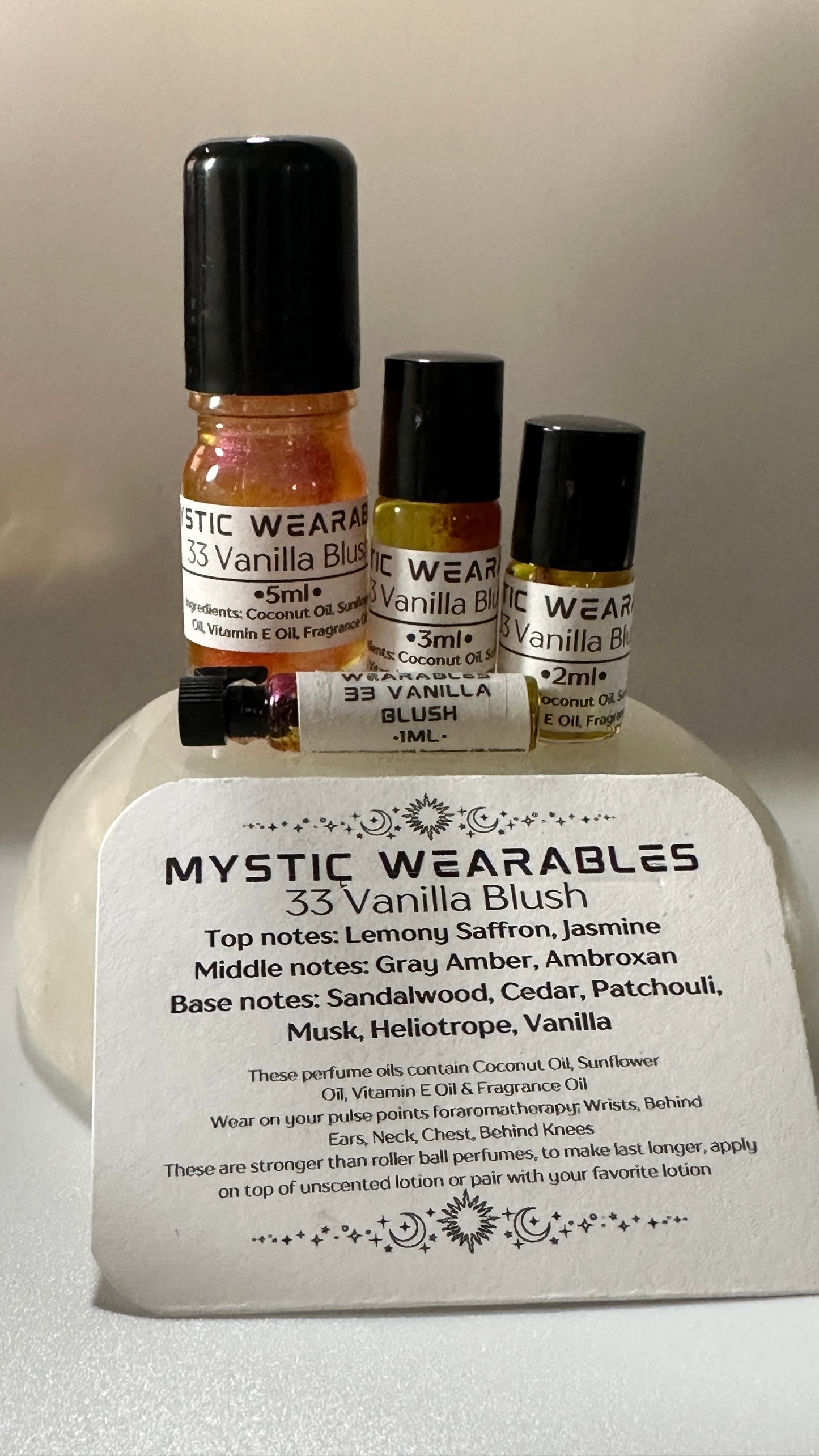 33 Vanilla Blush-Numerology Perfume Gourmand/Woody/Oriental