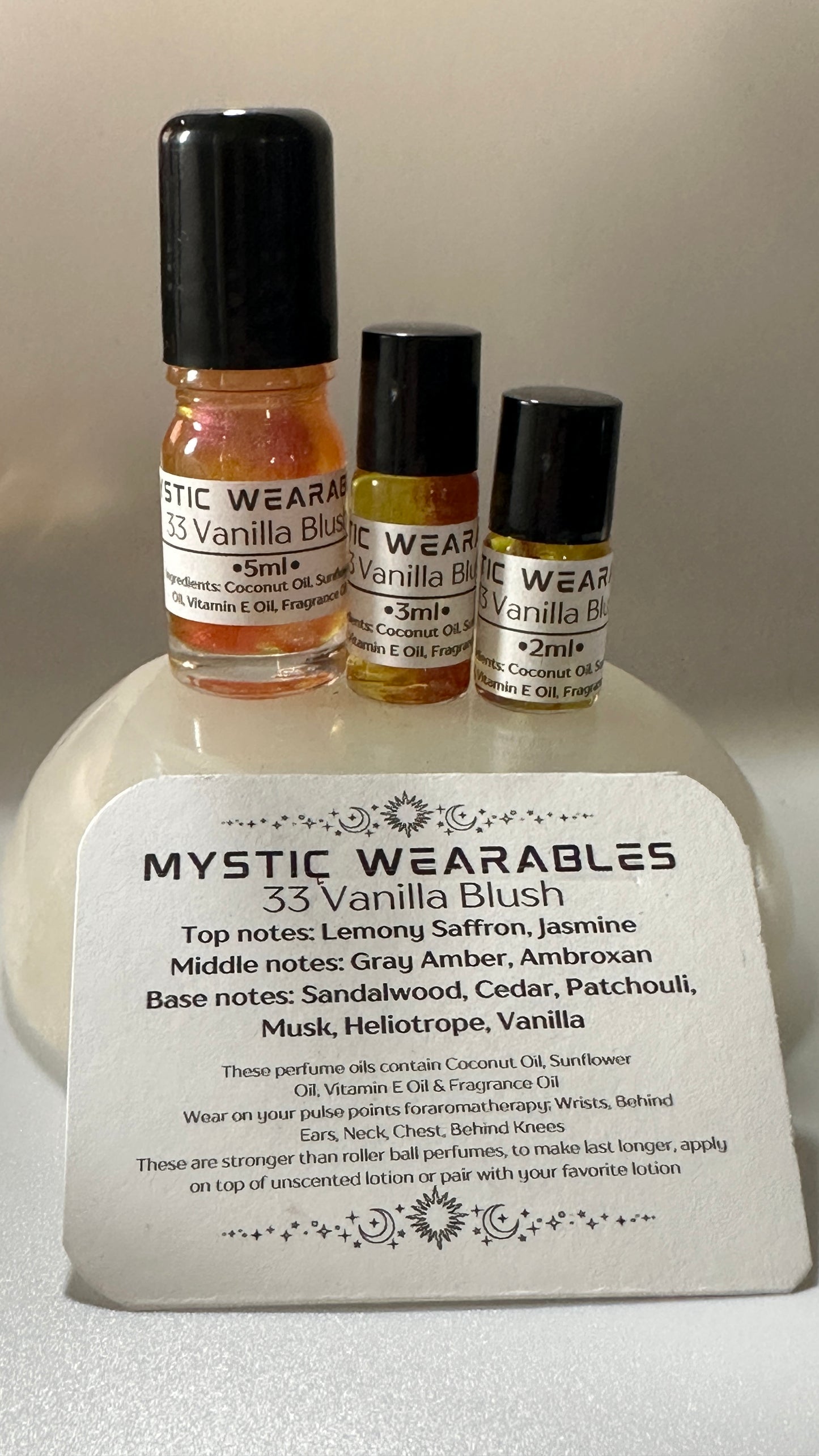 33 Vanilla Blush-Numerology Perfume Gourmand/Woody/Oriental