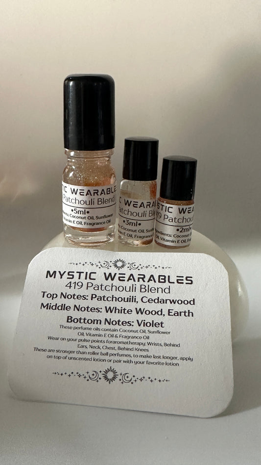 419 Patchouli Blend-Numerology Perfume Woody/Oriental/Floral