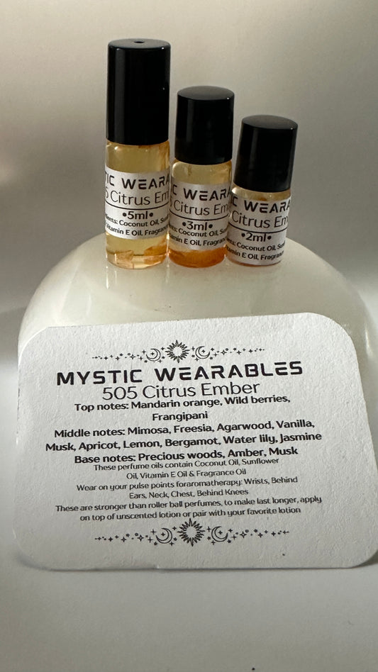 505 Citrus Ember-Numerology Perfume Woody/Floral/Citrus