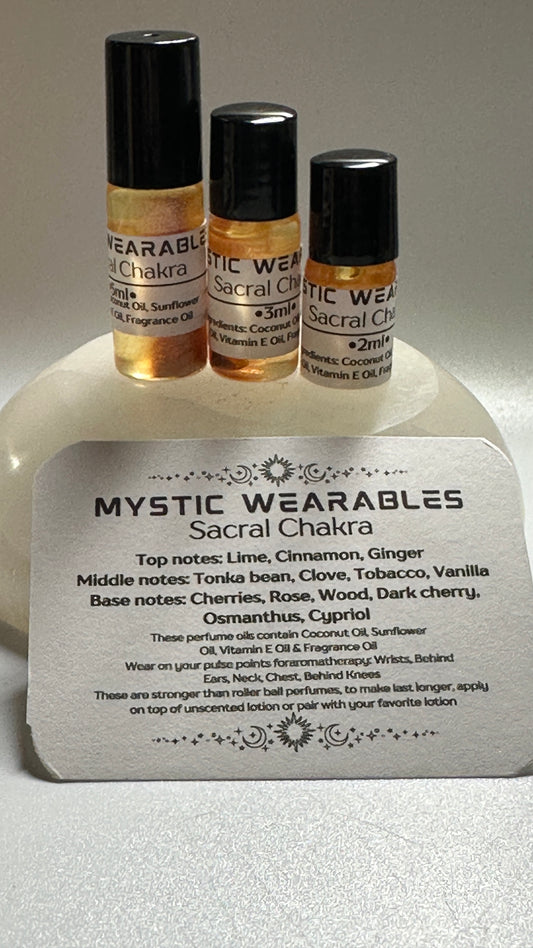 Sacral Chakra Perfume Citrus/Woody/Fresh