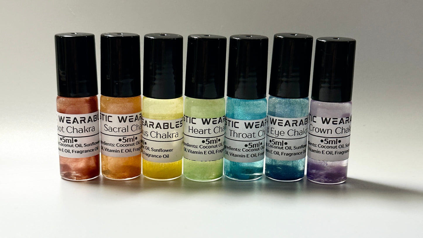 7 Chakra Perfume Oil Set