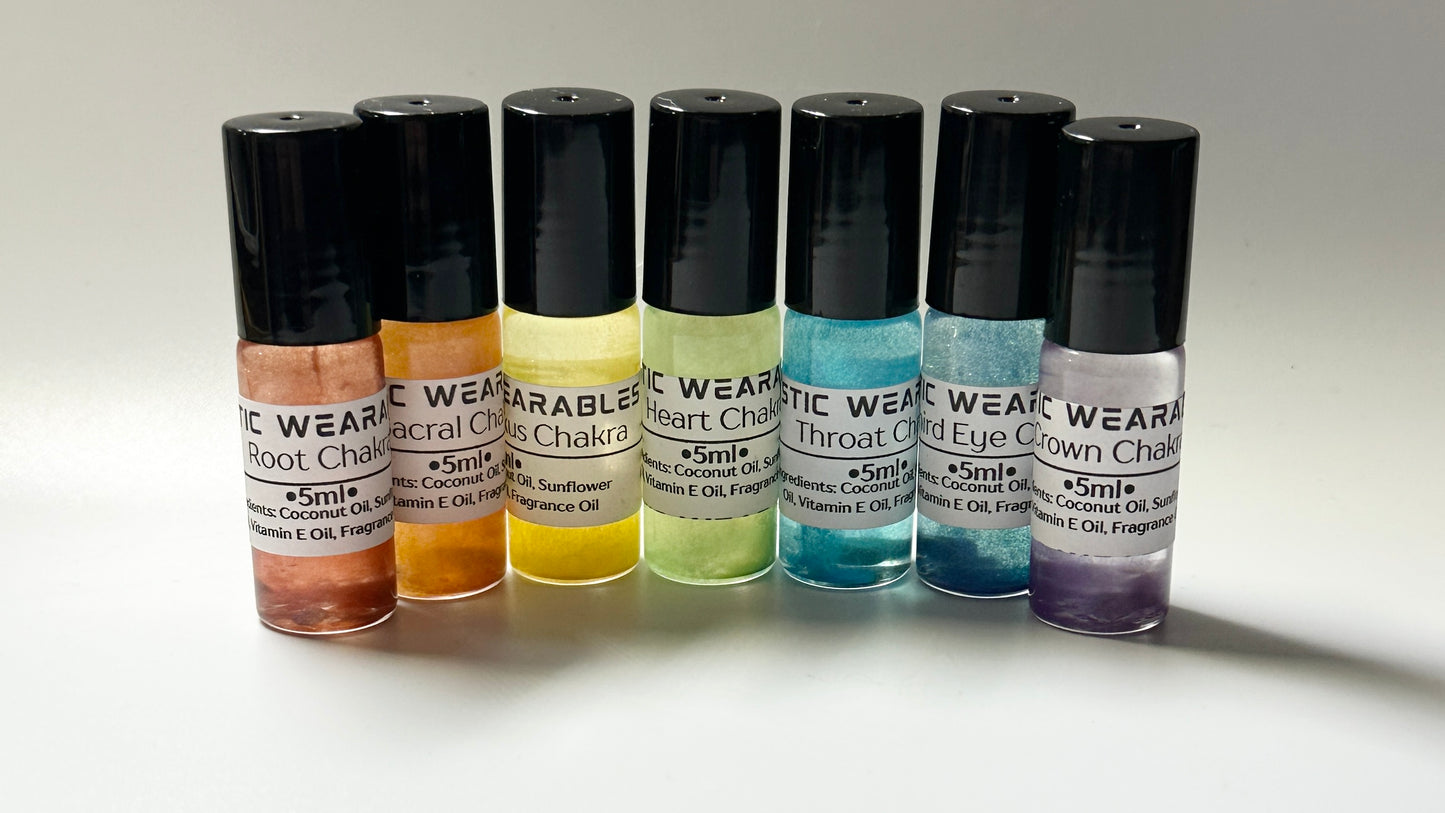 7 Chakra Perfume Oil Set