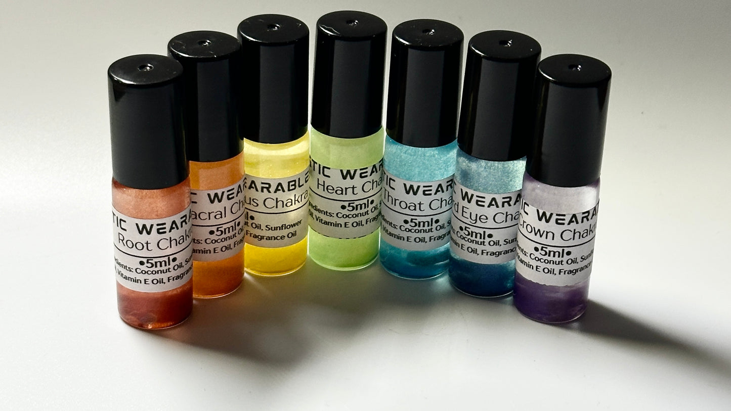 7 Chakra Perfume Oil Set