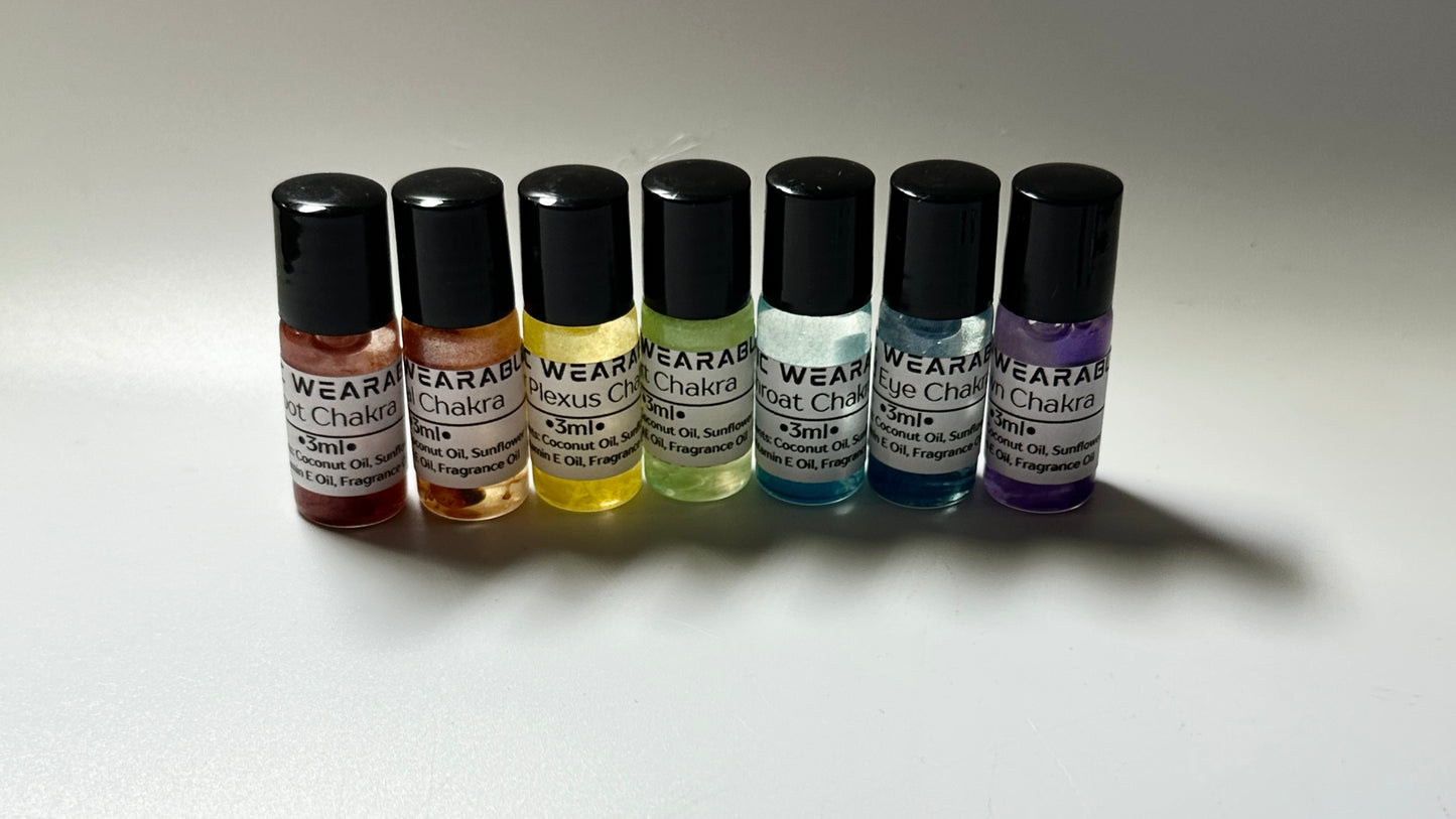 7 Chakra Perfume Oil Set