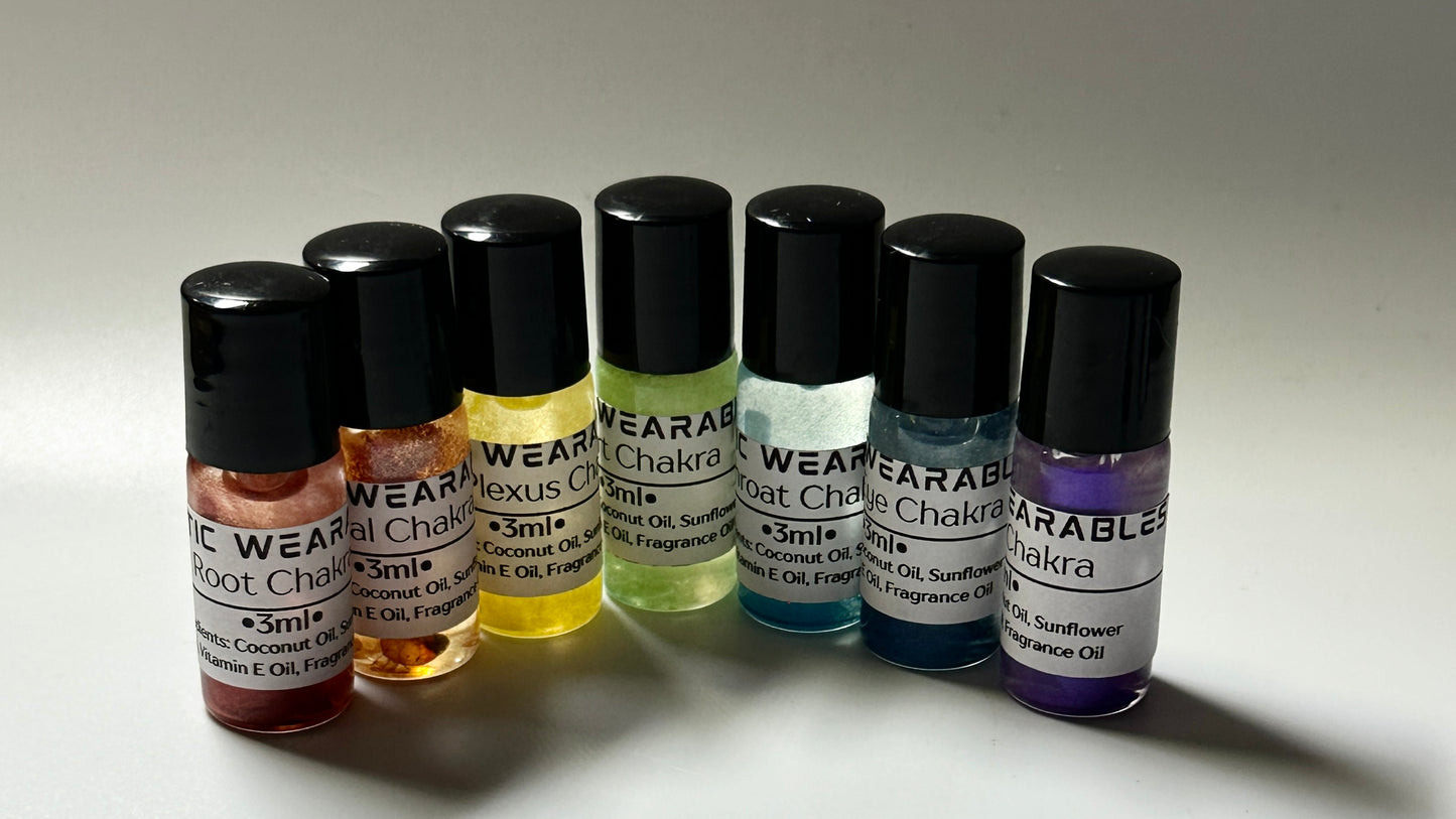 7 Chakra Perfume Oil Set
