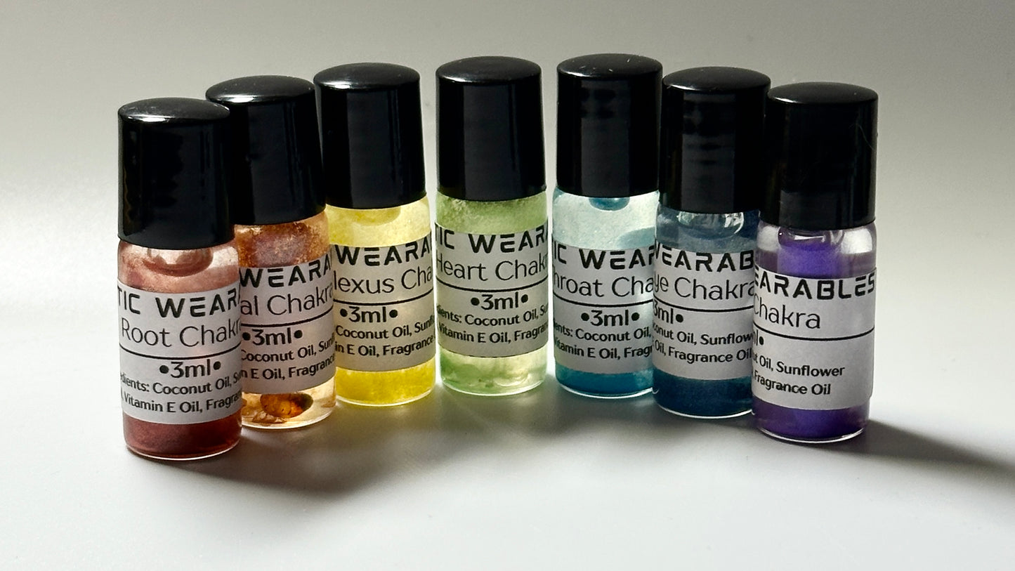 7 Chakra Perfume Oil Set