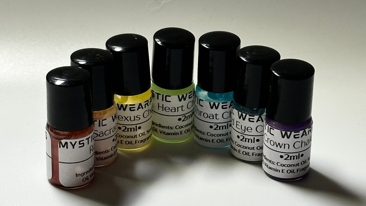 7 Chakra Perfume Oil Set
