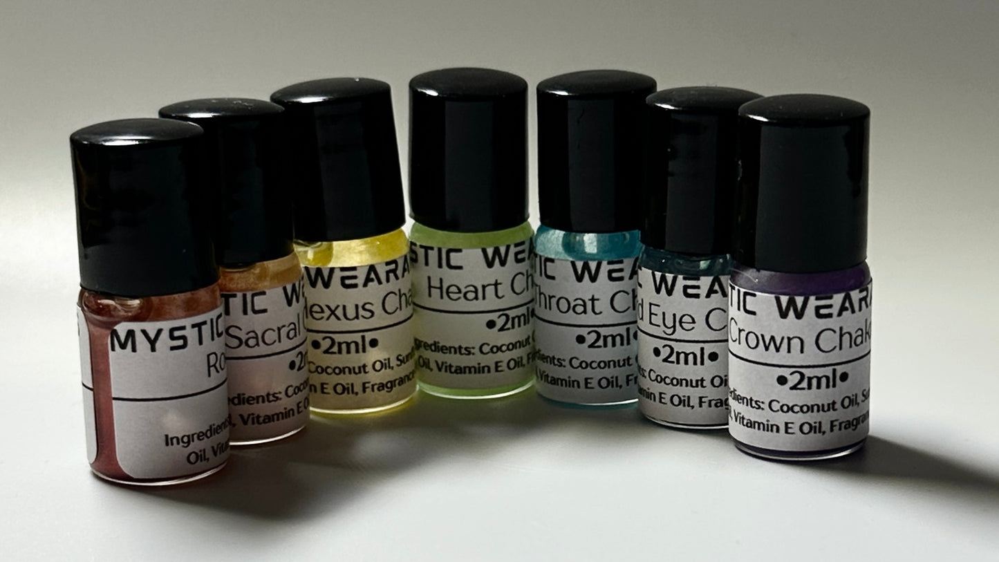 7 Chakra Perfume Oil Set