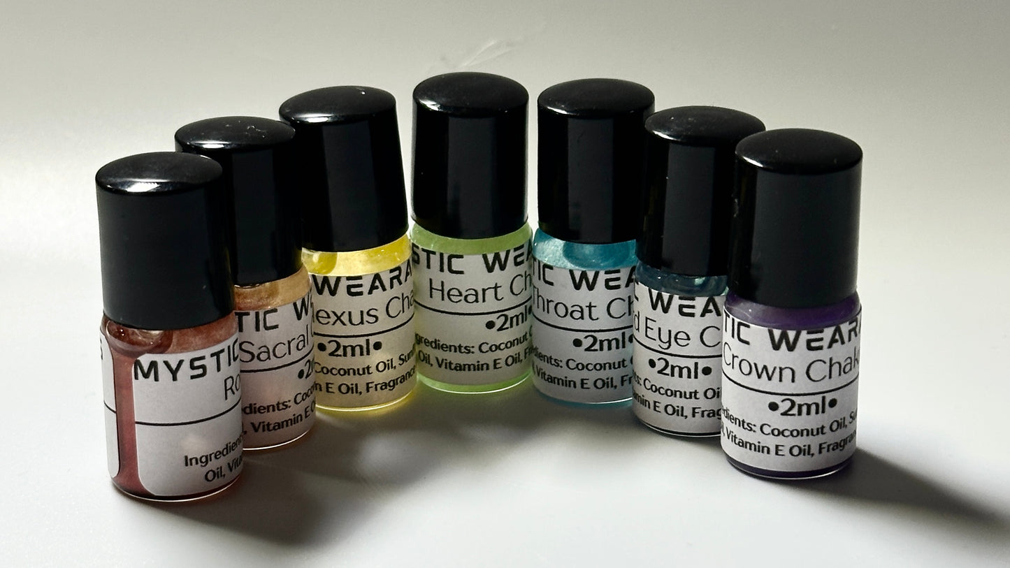 7 Chakra Perfume Oil Set