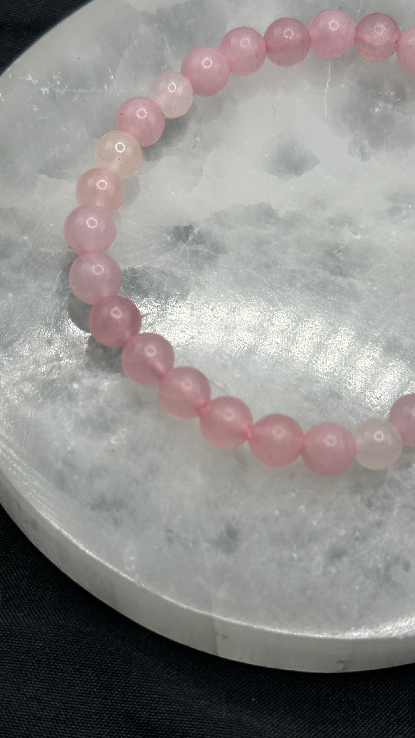 Rose Quartz-Love, Communication & Relationships Beaded Bracelet