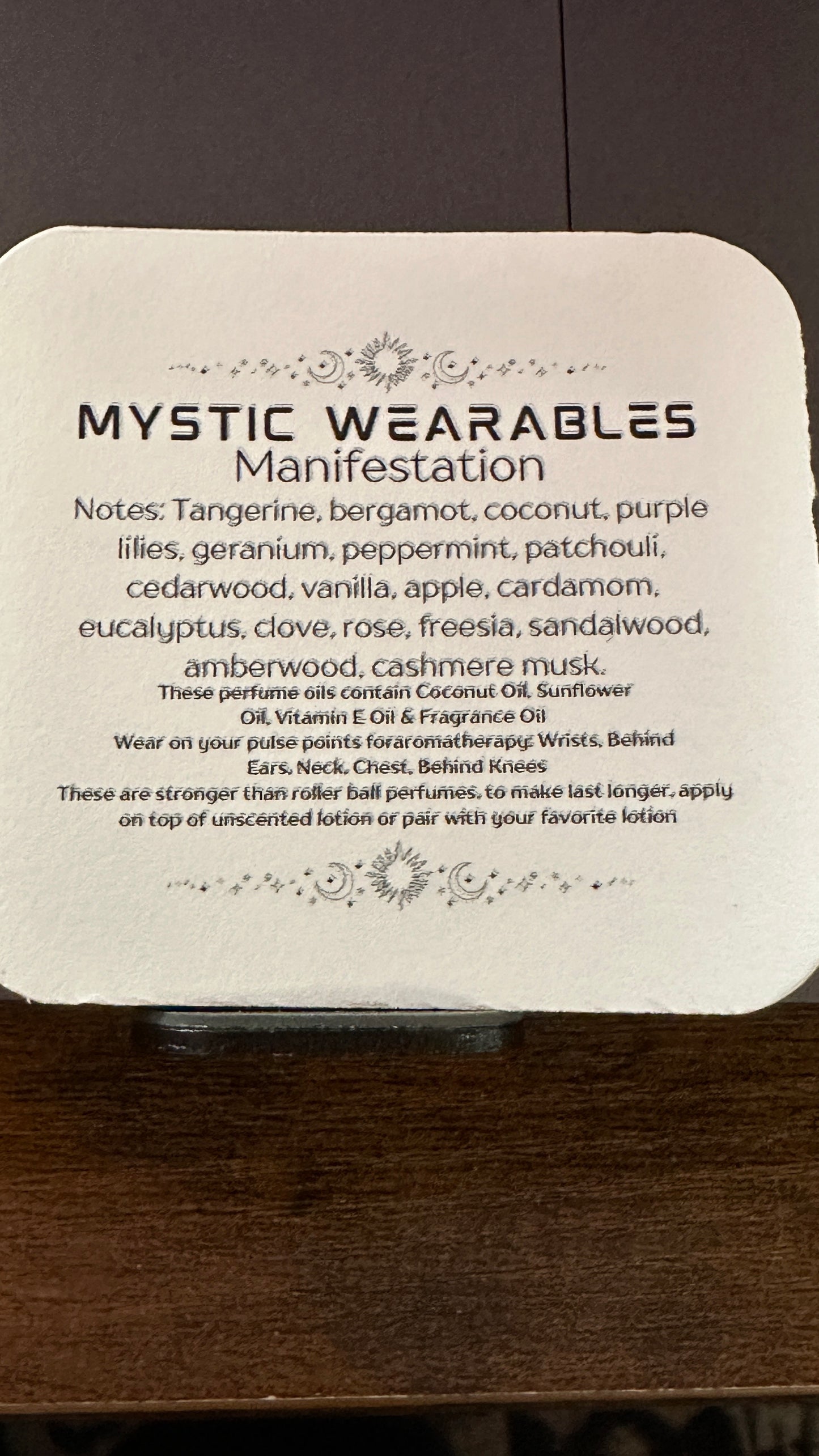 Manifestation-Properties Perfume Oil Fresh/Citrus