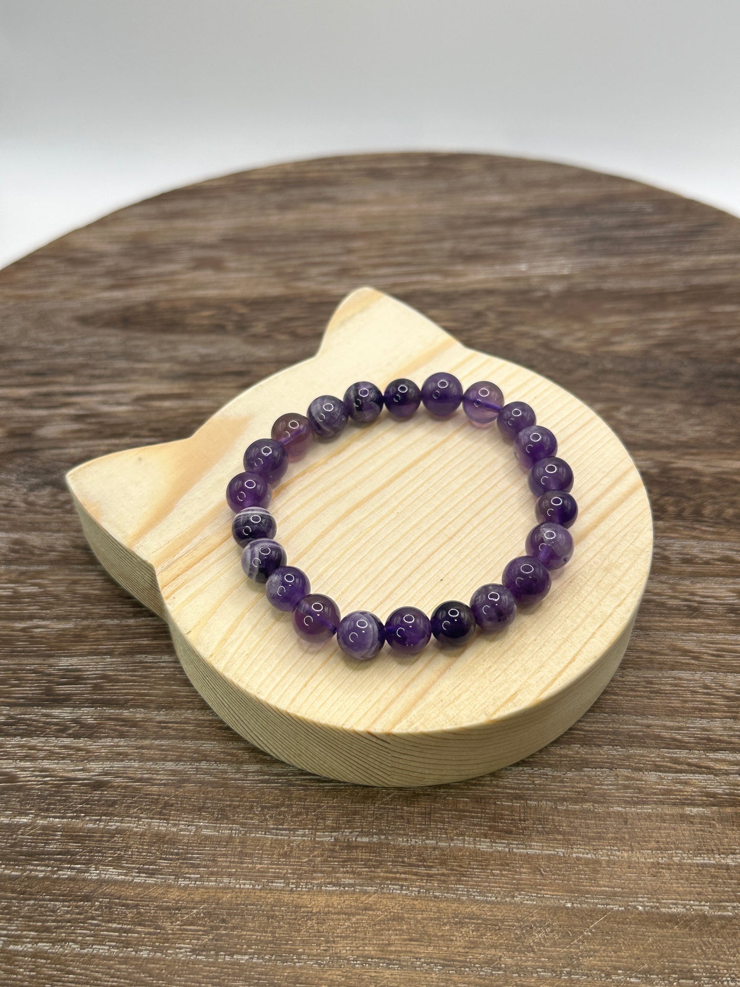 Amethyst-Protection, Balance & Healing Beaded Bracelet