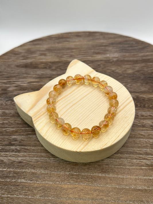 Citrine-Abundance & Creativity Beaded Bracelet